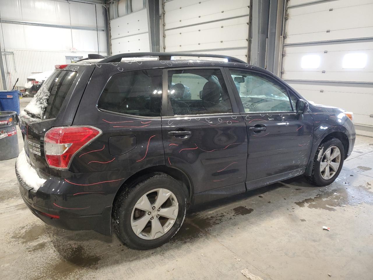 2016 Subaru Forester VIN JF2SJADC3GH514096 Copart auction photo, hail damage thumbnail 3