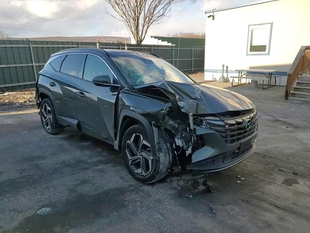 2022 Hyundai Tucson VIN KM8JECA15NU016575 Copart auction photo, front end / side damage thumbnail 12