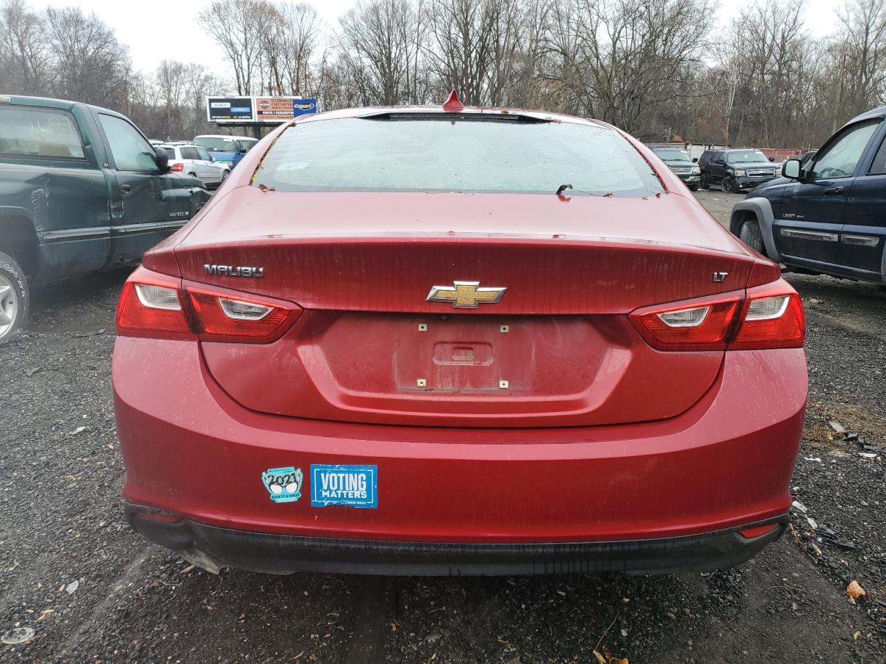 2016 Chevrolet Malibu VIN 1G1ZE5ST2GF231169 Copart auction photo, biohazard/chemical / burn - interior damage thumbnail 6