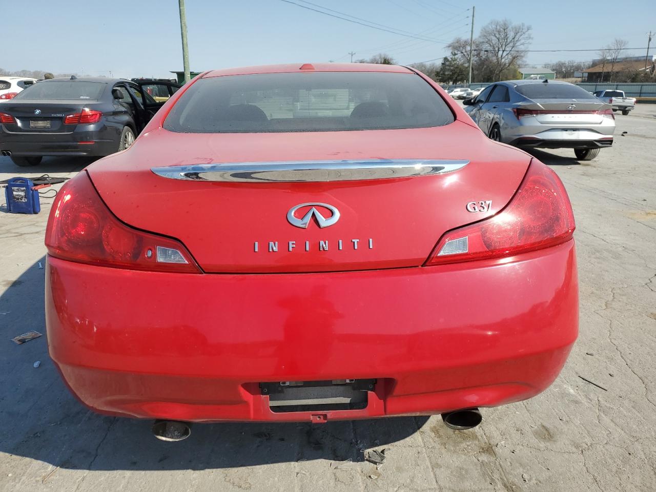 2009 Infiniti G VIN JNKCV64E59M601903 Copart auction photo, front end damage thumbnail 6