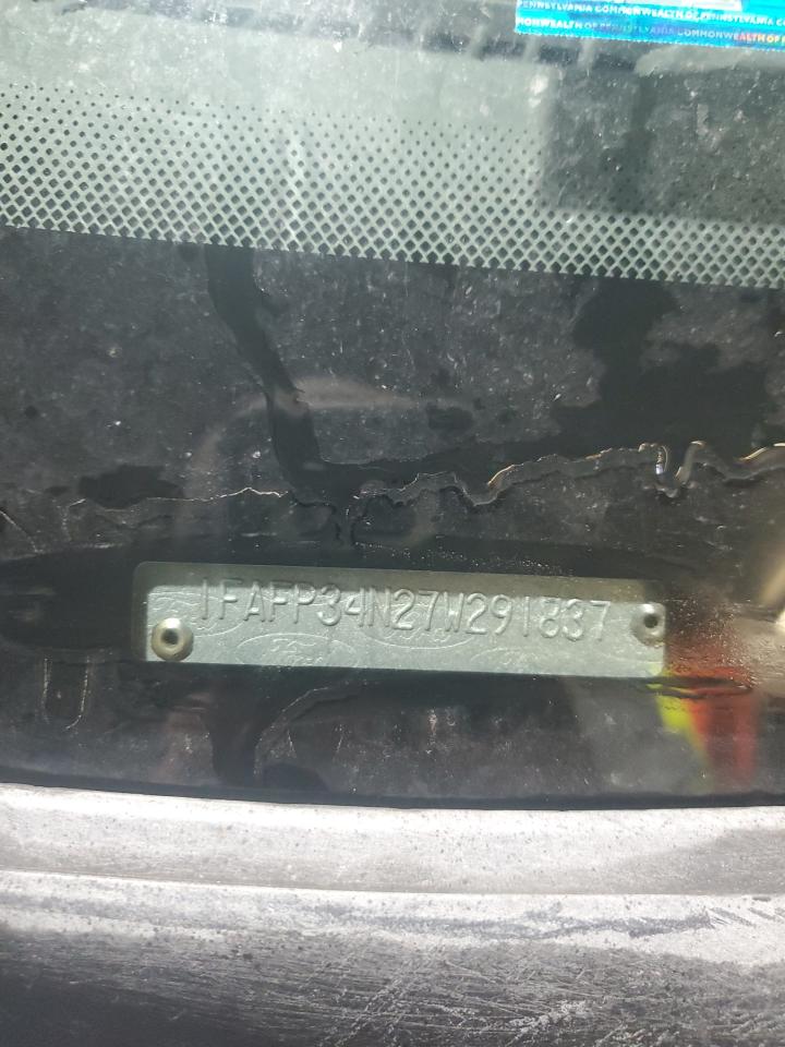 2007 Ford Focus VIN 1FAFP34N27W291837 Copart auction photo, rear end damage thumbnail 13