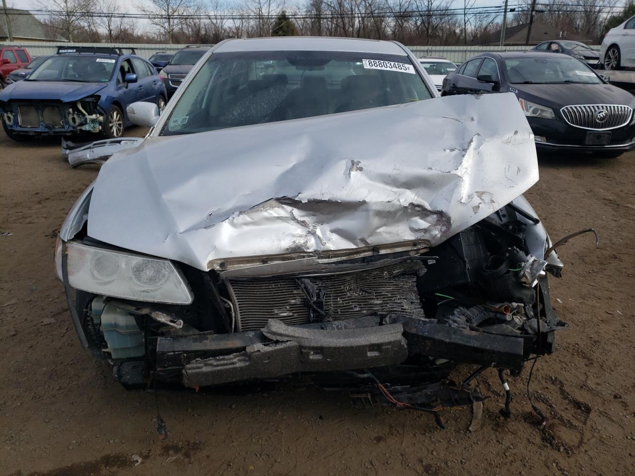 2008 Hyundai Azera VIN KMHFC46F58A318363 Copart auction photo, front end / minor dent/scratches damage thumbnail 5