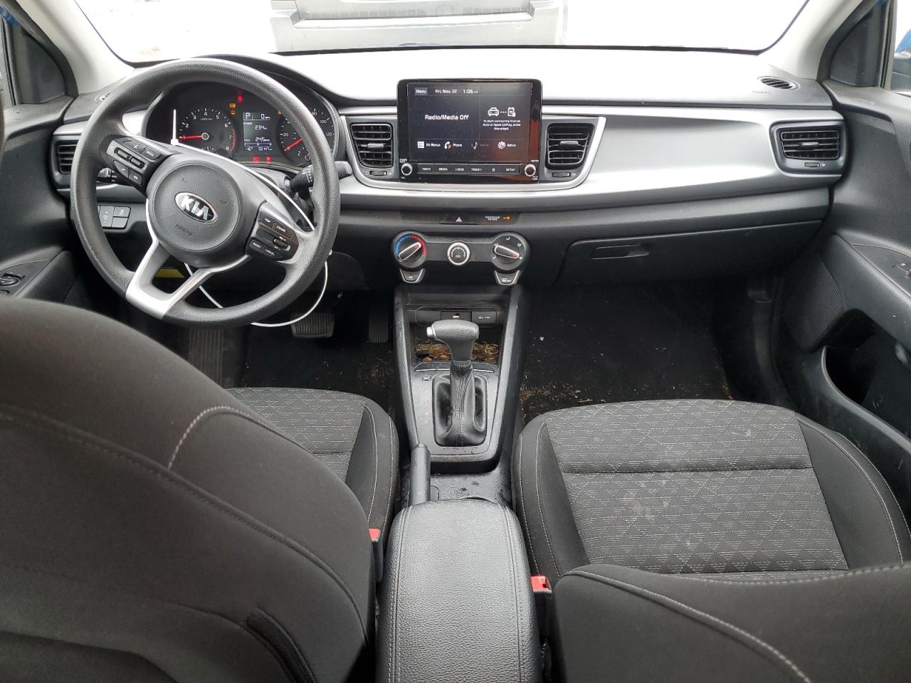 2021 KIA Rio VIN 3KPA25AD7ME381534 Copart auction photo, hail / front end damage thumbnail 8