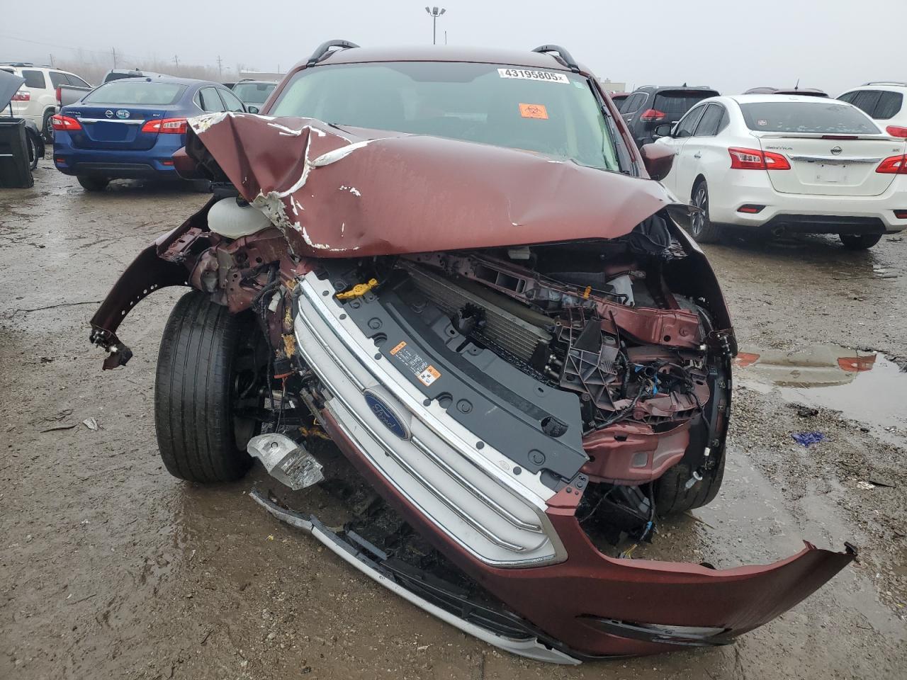 2018 Ford Escape VIN 1FMCU9GD8JUC40448 Copart auction photo, front end / minor dent/scratches damage thumbnail 5
