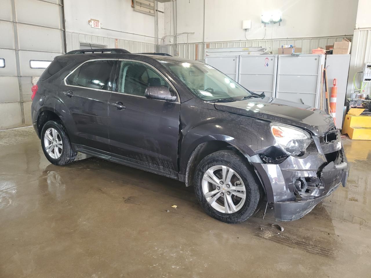 2015 Chevrolet Equinox VIN 2GNALBEK9F6387303 Copart auction photo, front end / side damage thumbnail 4