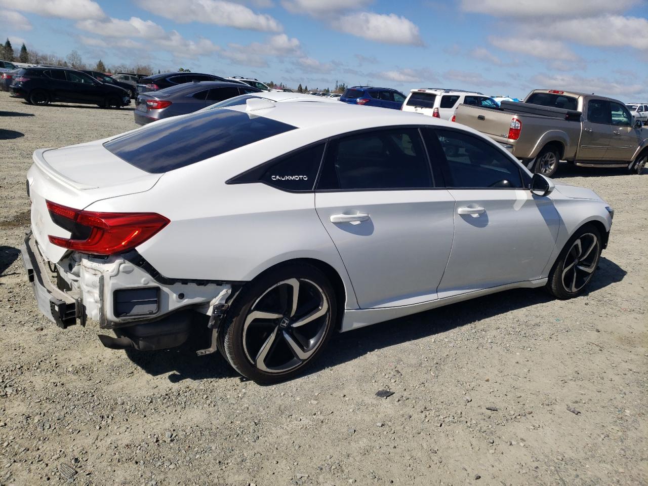 2018 Honda Accord VIN 1HGCV1F33JA257575 Copart auction photo, all over damage thumbnail 3