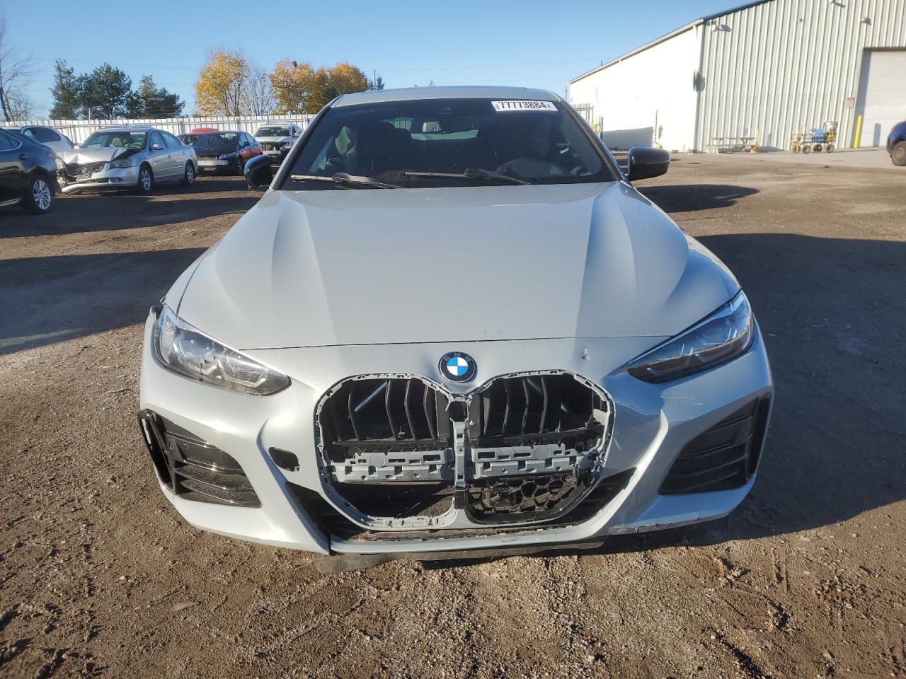 2022 BMW M4 VIN WBA13AR02NCK68880 Copart auction photo, front end / rear end damage thumbnail 5