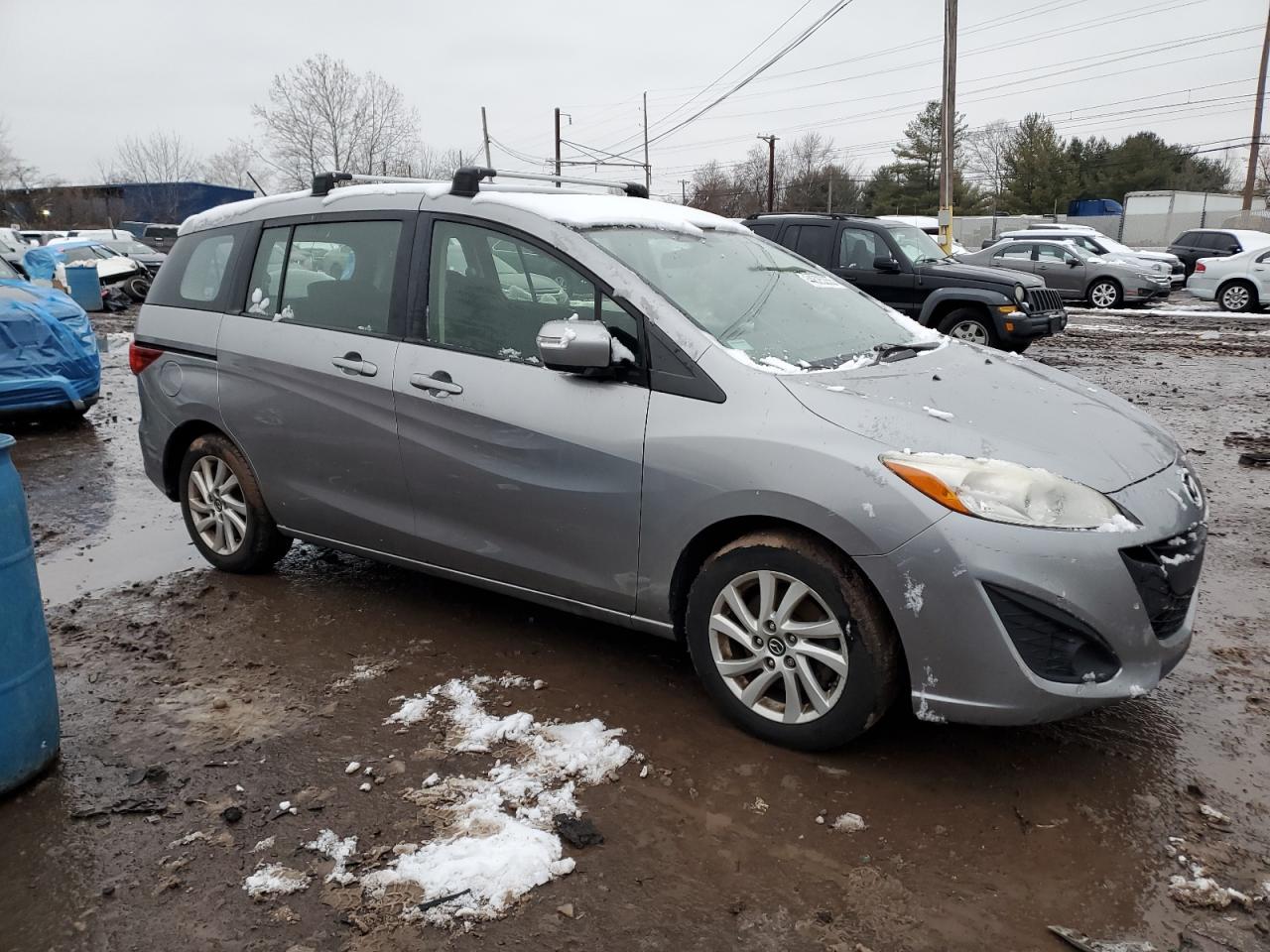 2015 Mazda 5 VIN JM1CW2BLXF0179901 Copart auction photo, rear end damage thumbnail 4