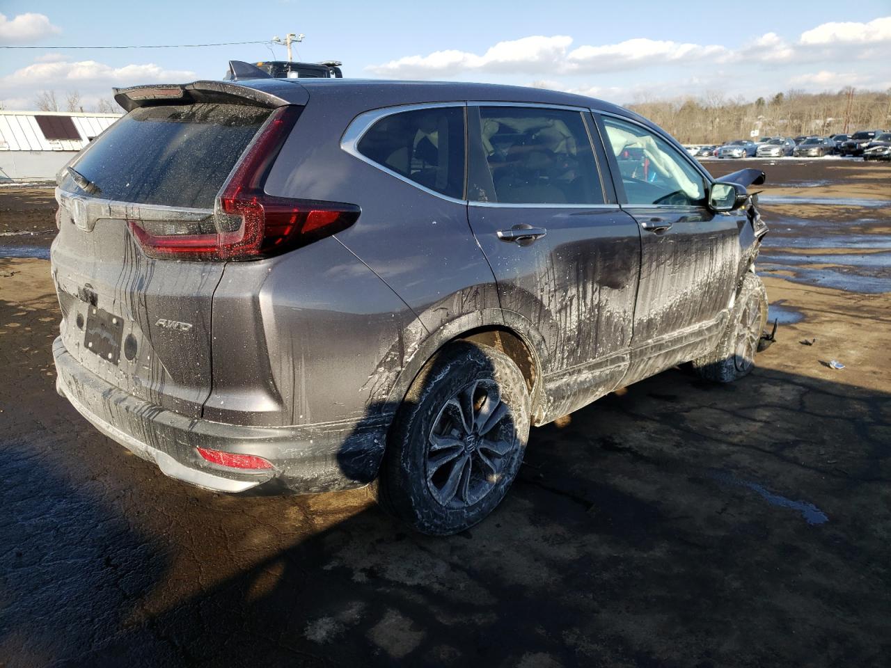 2021 Honda CR-V VIN 2HKRW2H80MH646577 Copart auction photo, front end damage thumbnail 3