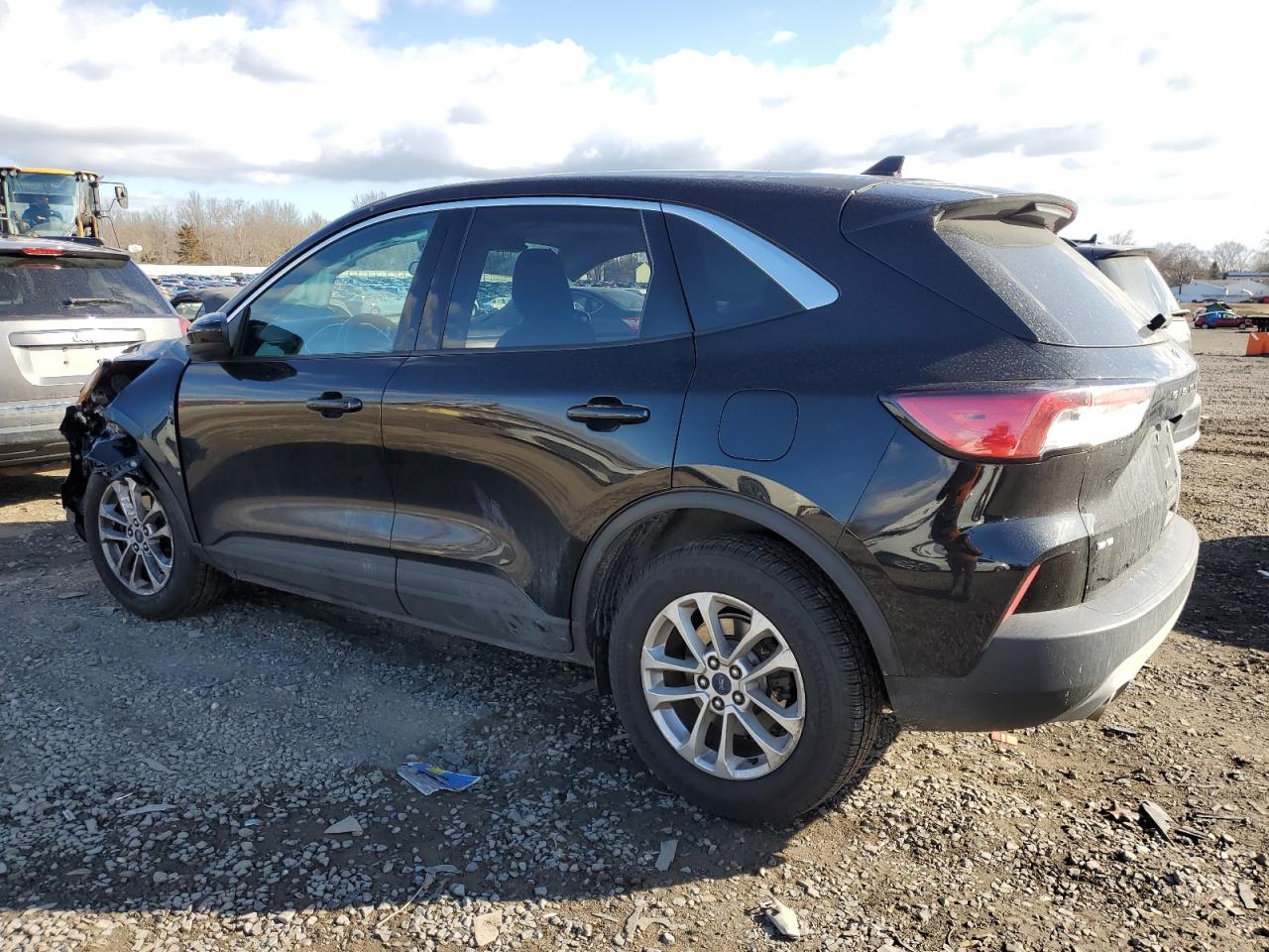 2020 Ford Escape VIN 1FMCU9G62LUB09939 Copart auction photo, side / front end damage thumbnail 2
