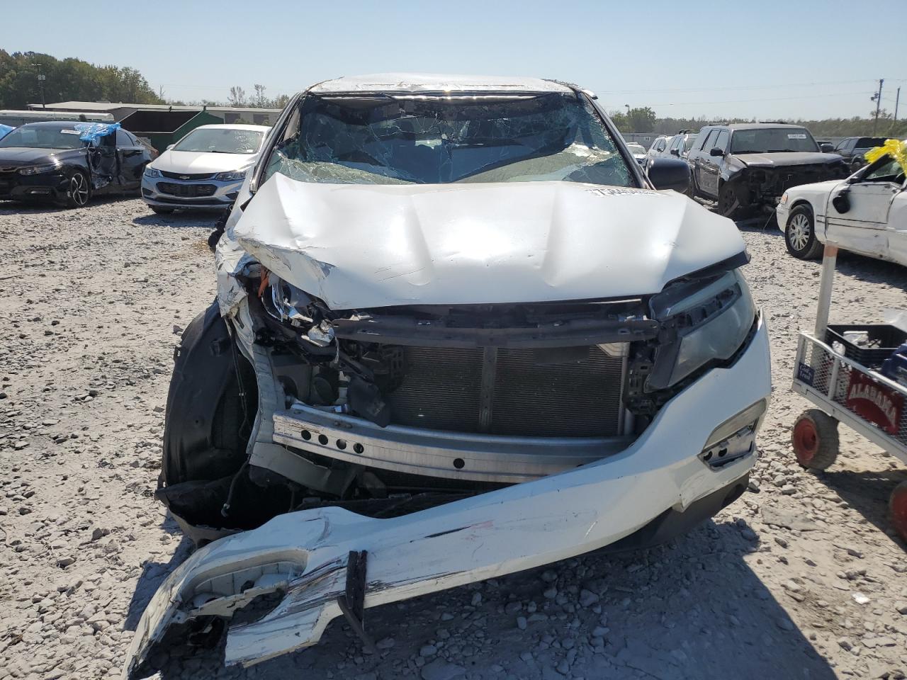 2017 Honda Pilot VIN 5FNYF5H10HB006311 Copart auction photo, all over damage thumbnail 5