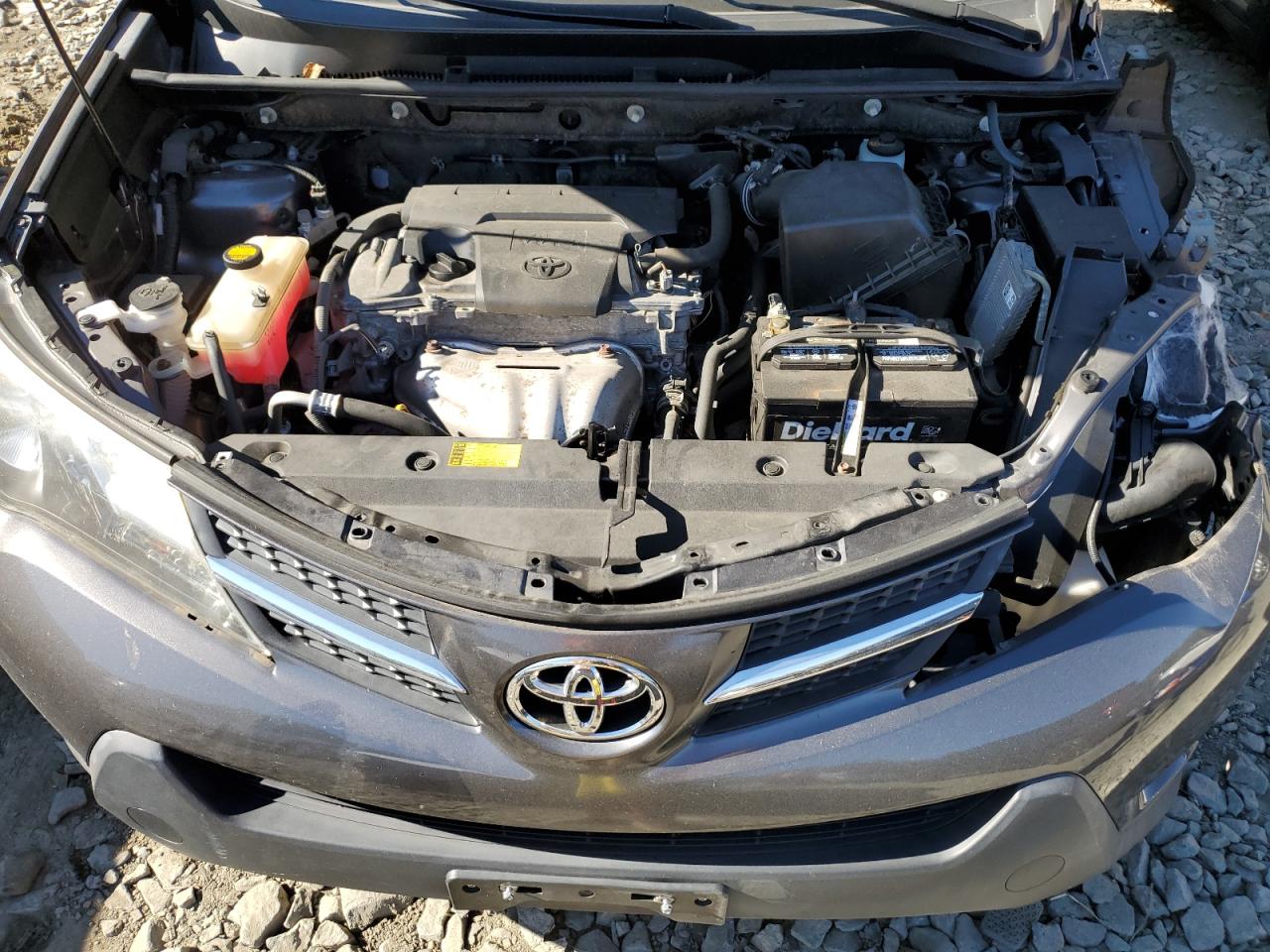 2013 Toyota RAV 4 VIN JTMDFREV3D5021412 Copart auction photo, side / front end damage thumbnail 12