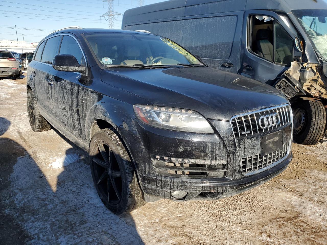 2014 Audi Q7 VIN WA1LGAFE8ED011369 Copart auction photo, water/flood damage thumbnail 4