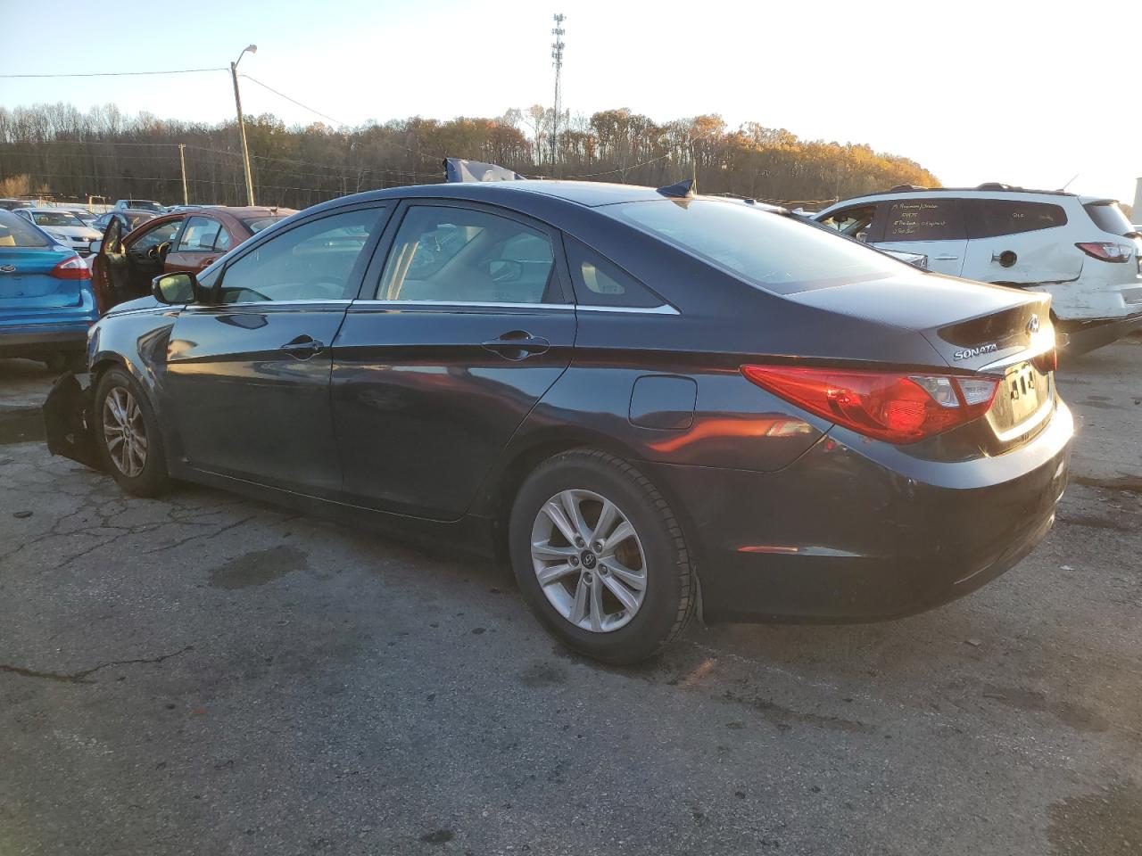 2013 Hyundai Sonata VIN 5NPEB4ACXDH610982 Copart auction photo, front end / minor dent/scratches damage thumbnail 2