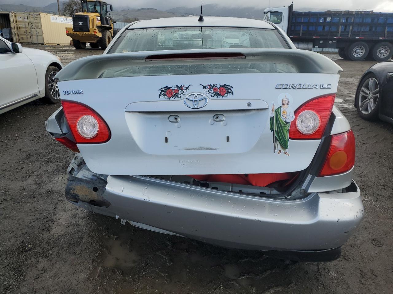2004 Toyota Corolla VIN 1NXBR32E34Z248343 Copart auction photo, rear end / front end damage thumbnail 6