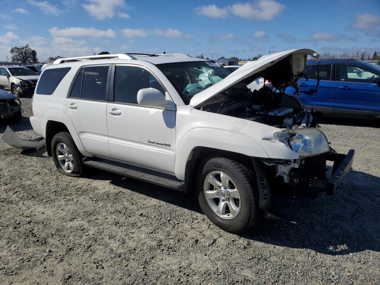 2003 Toyota 4Runner VIN JTEBT14R230024587 Copart auction photo, front end / side damage thumbnail 4