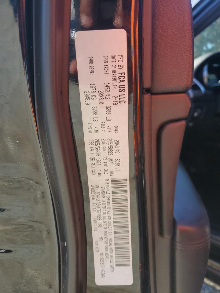 2019 Jeep Grand Cherokee VIN 1C4RJFAG4KC677699 Copart auction photo, front end damage thumbnail 15