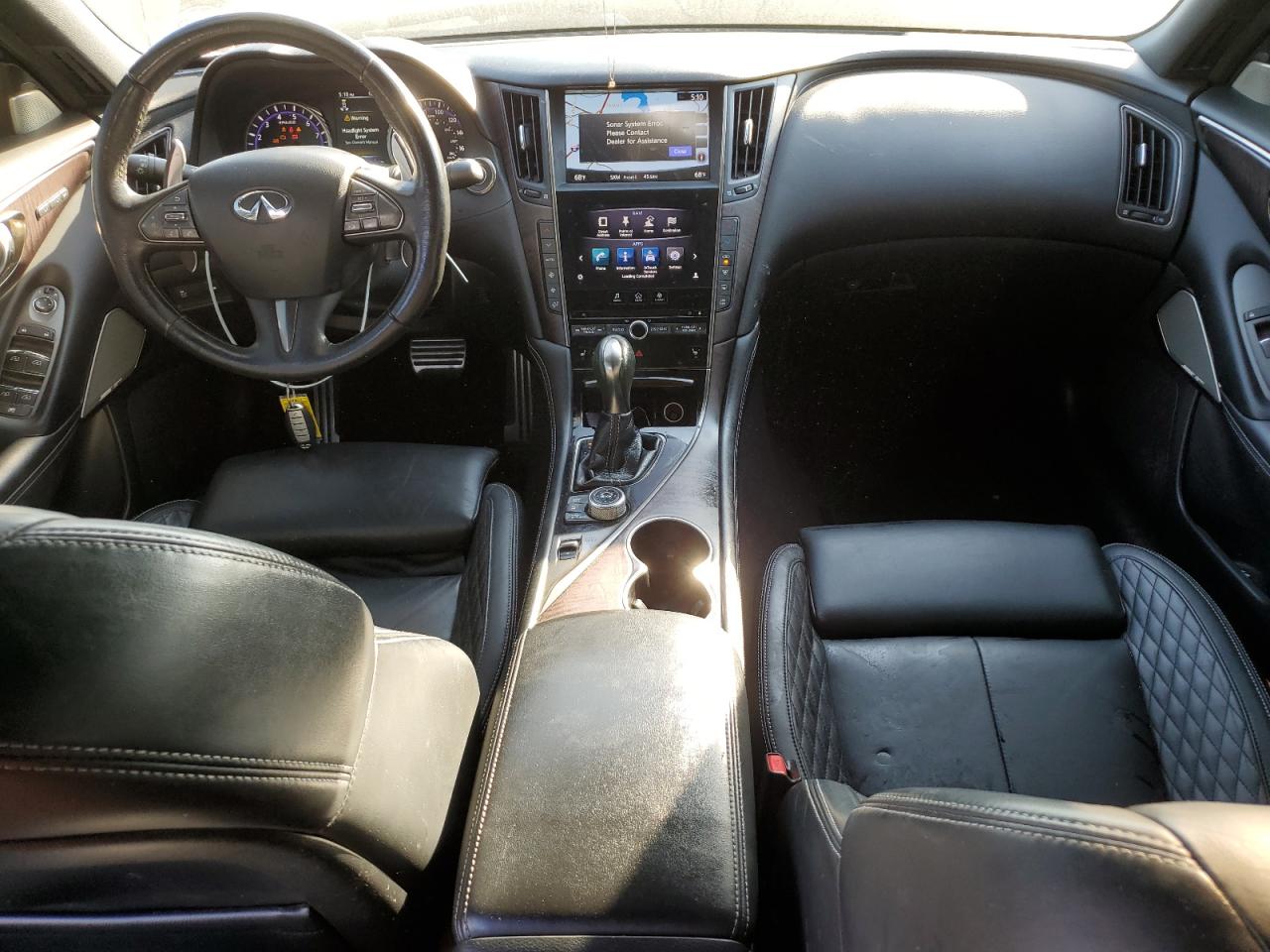 2017 Infiniti Q50 VIN JN1EV7AP4HM736555 Copart auction photo, front end damage thumbnail 8