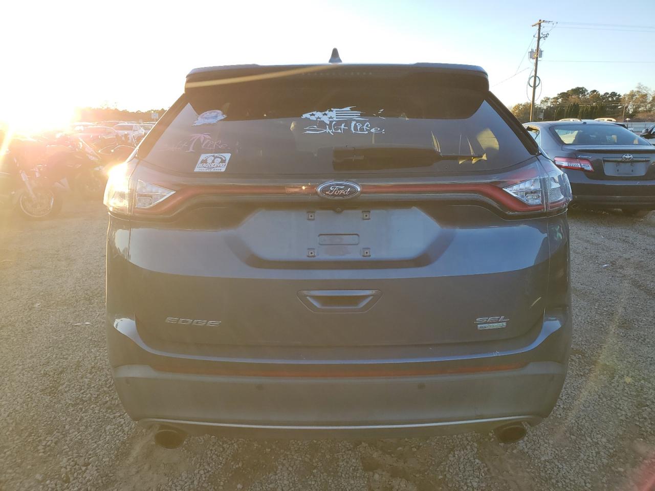 2018 Ford Edge VIN 2FMPK3J99JBC06128 Copart auction photo, front end damage thumbnail 6