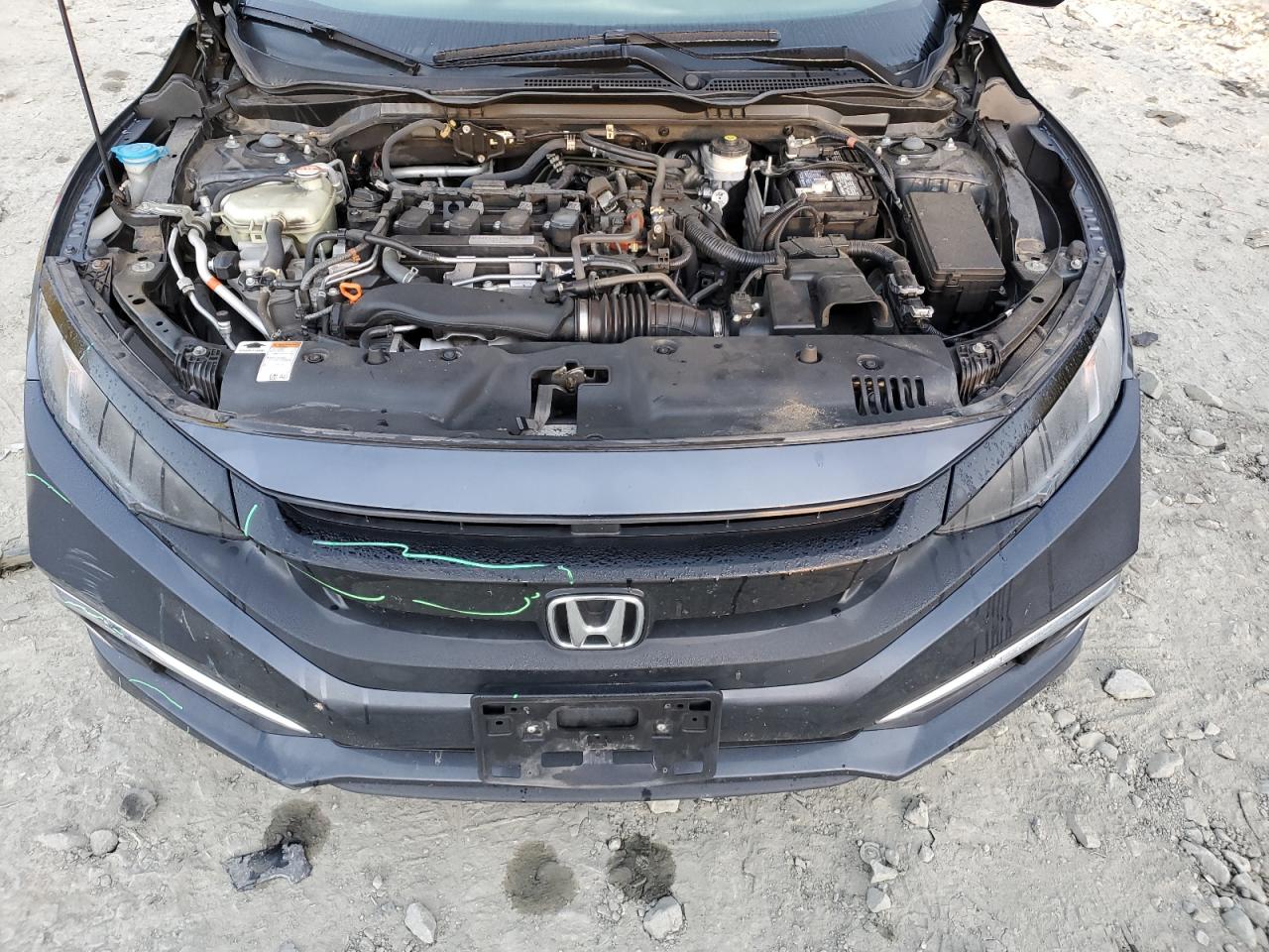 2020 Honda Civic VIN 19XFC1F38LE207188 Copart auction photo, rear end / side damage thumbnail 11