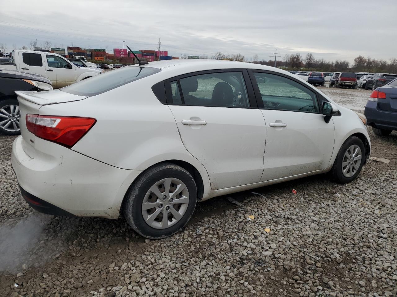 2016 KIA Rio VIN KNADM4A31G6695082 Copart auction photo, mechanical damage thumbnail 3
