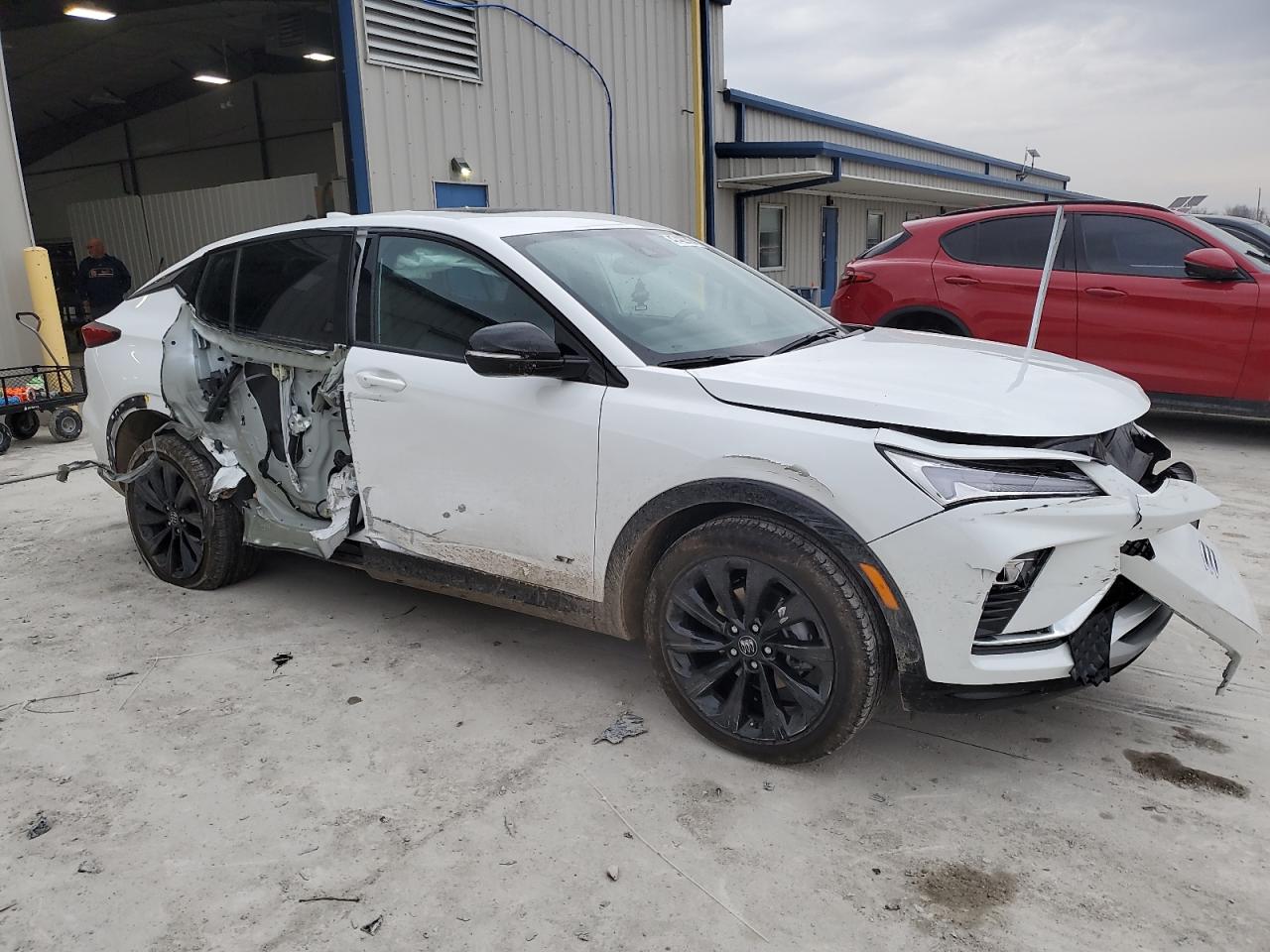 2025 Buick Envista VIN KL47LBEP2SB020503 Copart auction photo, side / front end damage thumbnail 4