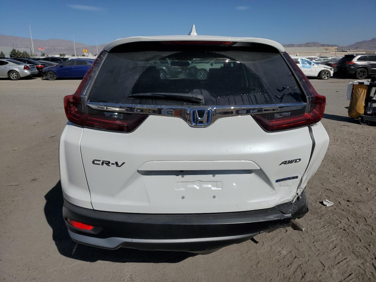 2021 Honda CR-V VIN 7FART6H88ME037255 Copart auction photo, rear end damage thumbnail 6