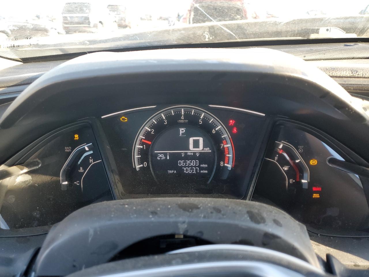 2018 Honda Civic VIN 19XFC2F53JE034622 Copart auction photo, front end / side damage thumbnail 9