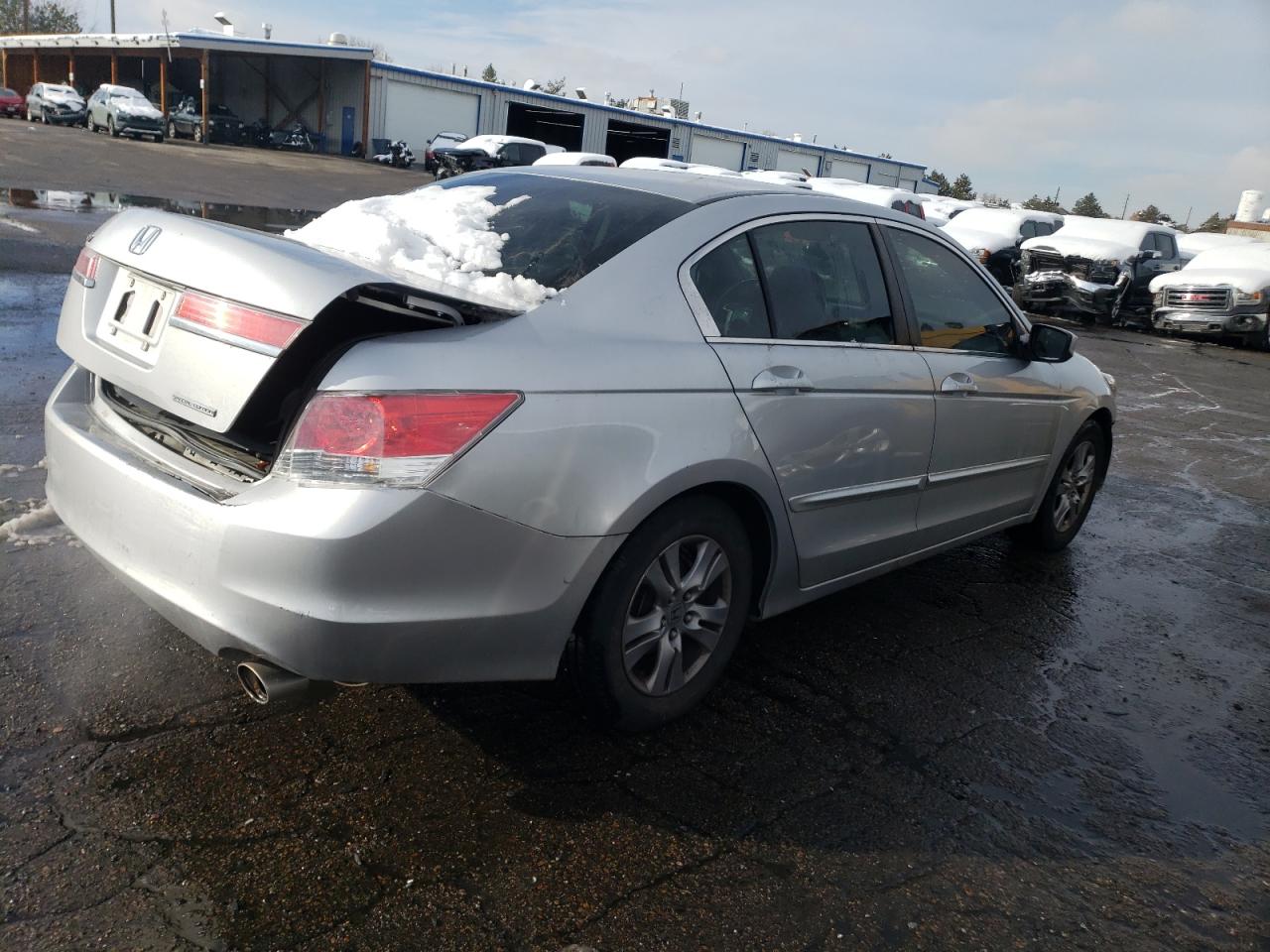 2012 Honda Accord VIN 1HGCP2F68CA022506 Copart auction photo, front end / rear end damage thumbnail 3