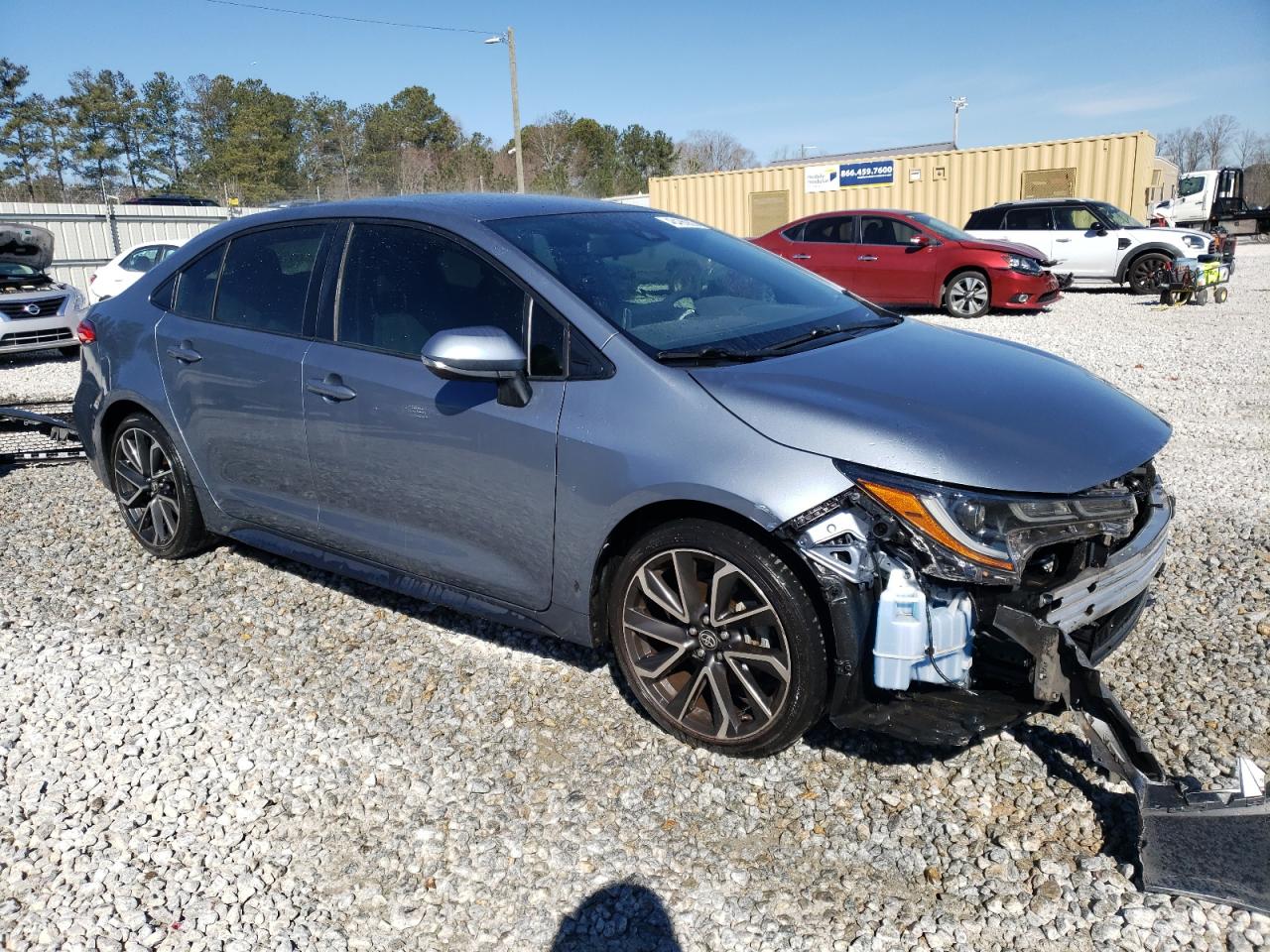 2020 Toyota Corolla VIN JTDS4RCEXLJ001387 Copart auction photo, front end damage thumbnail 4
