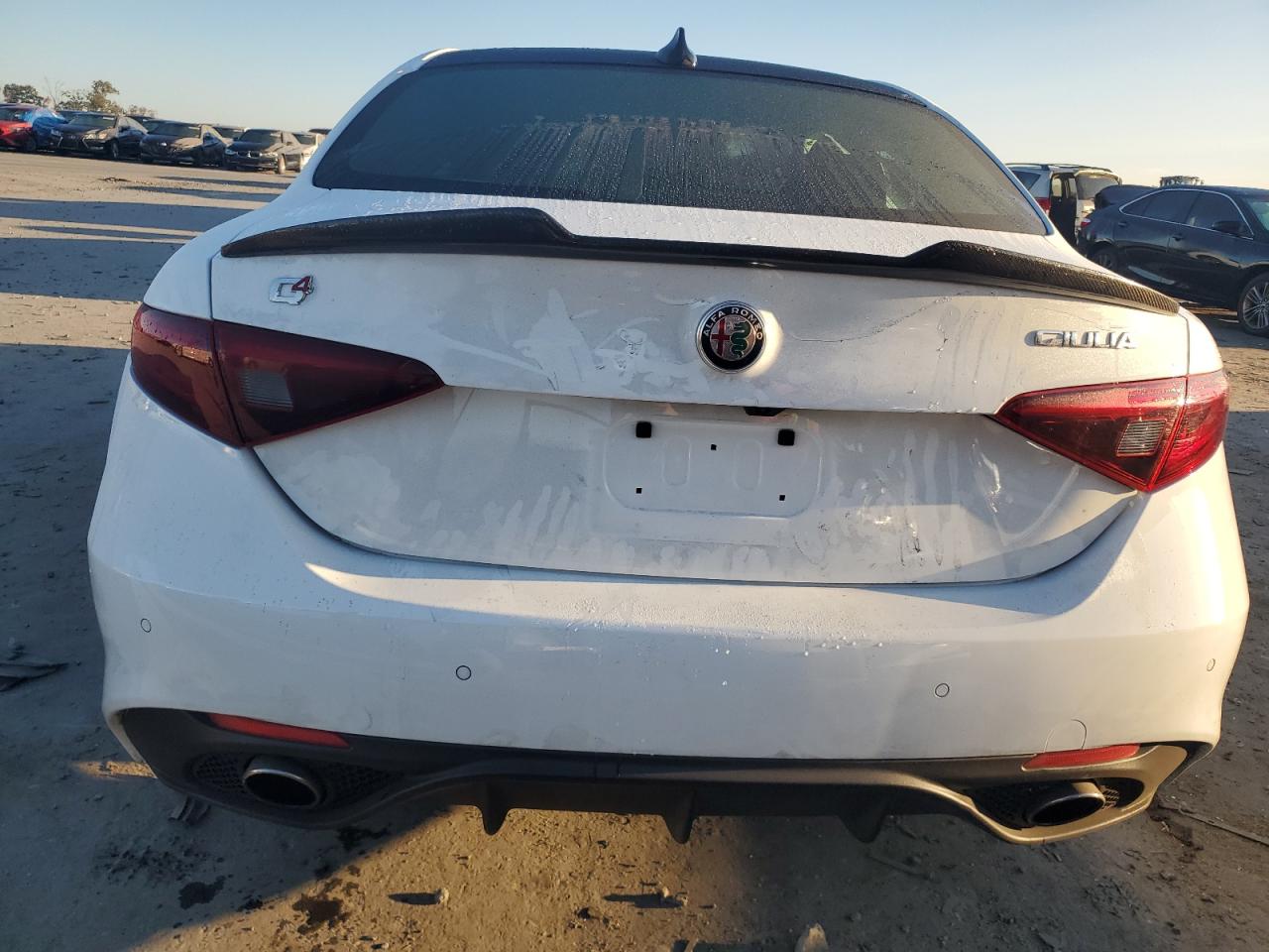 2018 Alfa Romeo Giulia VIN ZARFAEEN6J7596402 Copart auction photo, front end / undercarriage damage thumbnail 6