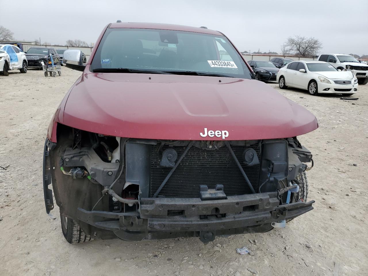 2015 Jeep Grand Cherokee VIN 1C4RJFBGXFC809546 Copart auction photo, side damage thumbnail 5
