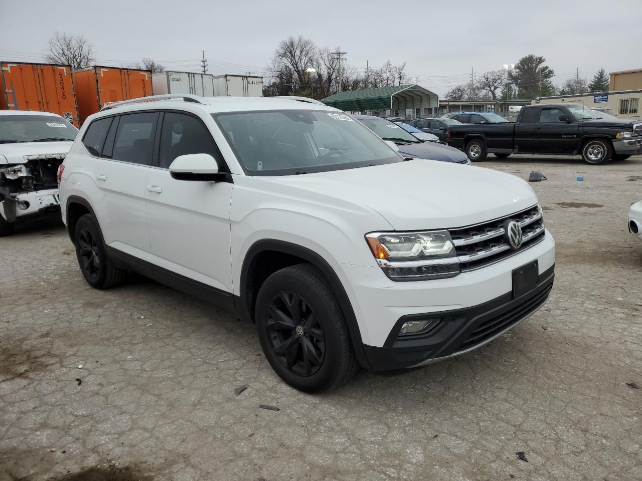 2018 Volkswagen Atlas VIN 1V2DP2CAXJC600360 Copart auction photo, rear end damage thumbnail 4