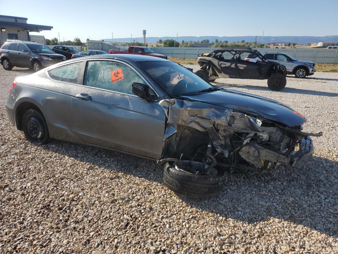 2010 Honda Accord VIN 1HGCS1B31AA010618 Copart auction photo, front end / side damage thumbnail 4