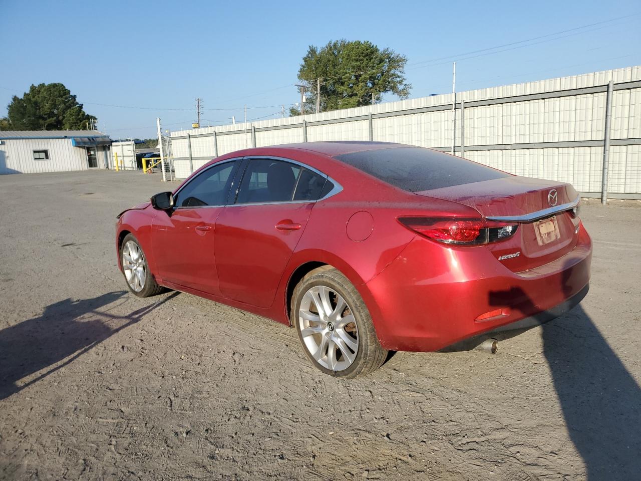 2017 Mazda 6 VIN JM1GL1V57H1109044 Copart auction photo, front end / side damage thumbnail 2