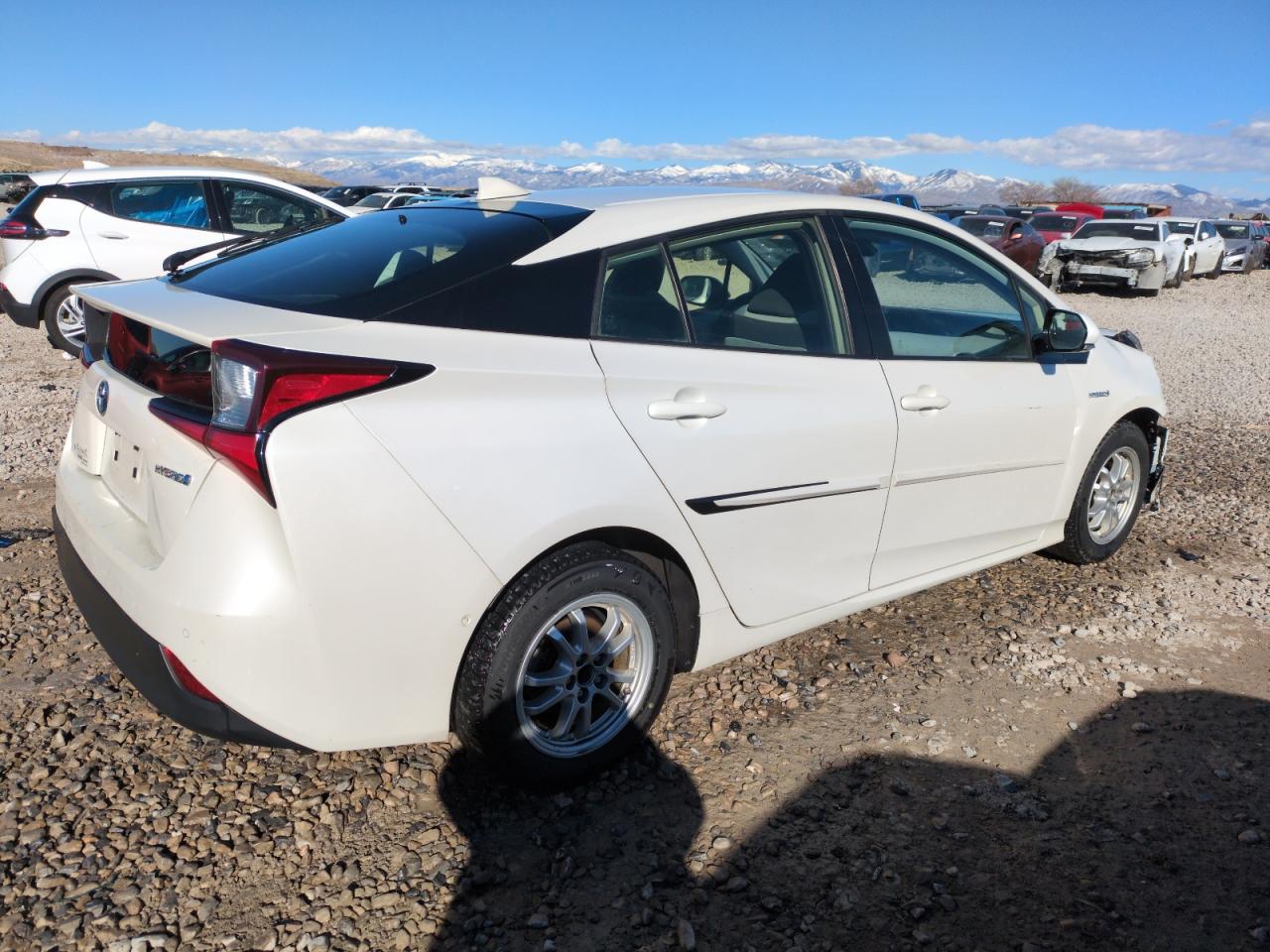 2019 Toyota Prius VIN JTDKARFUXK3094233 Copart auction photo, front end damage thumbnail 3
