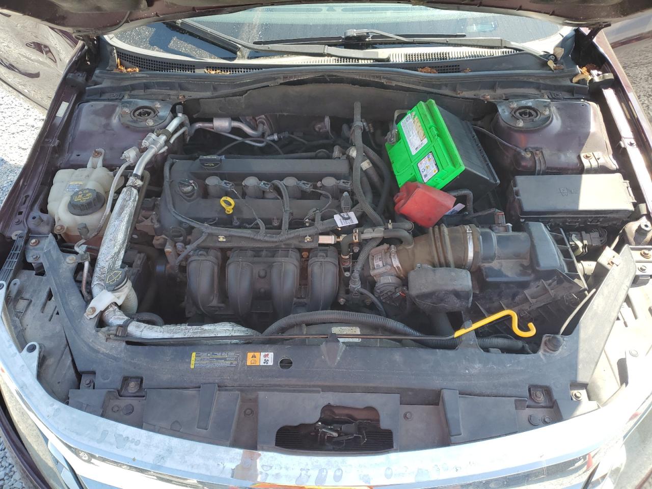 2012 Ford Fusion VIN 3FAHP0JA9CR374140 Copart auction photo, side / front end damage thumbnail 11