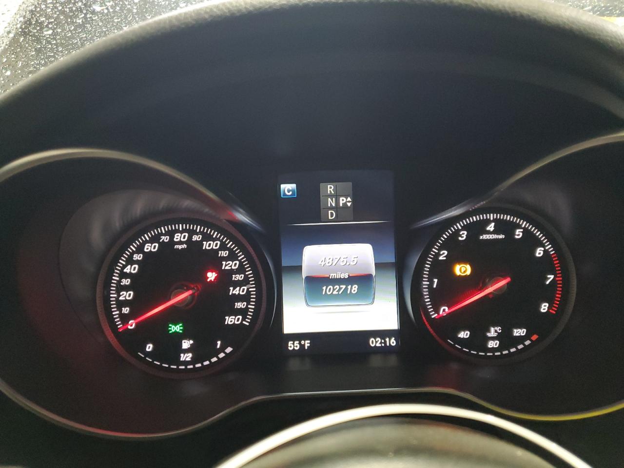 2017 Mercedes-Benz C-klasse VIN WDDWJ4JB4HF549858 Copart auction photo, all over damage thumbnail 9