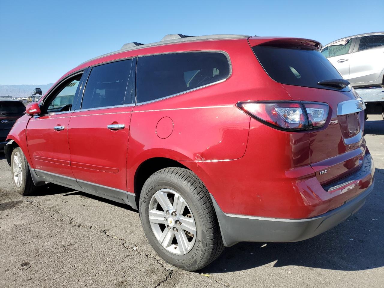 2013 Chevrolet Traverse VIN 1GNKVJKD7DJ246969 Copart auction photo, front end damage thumbnail 2