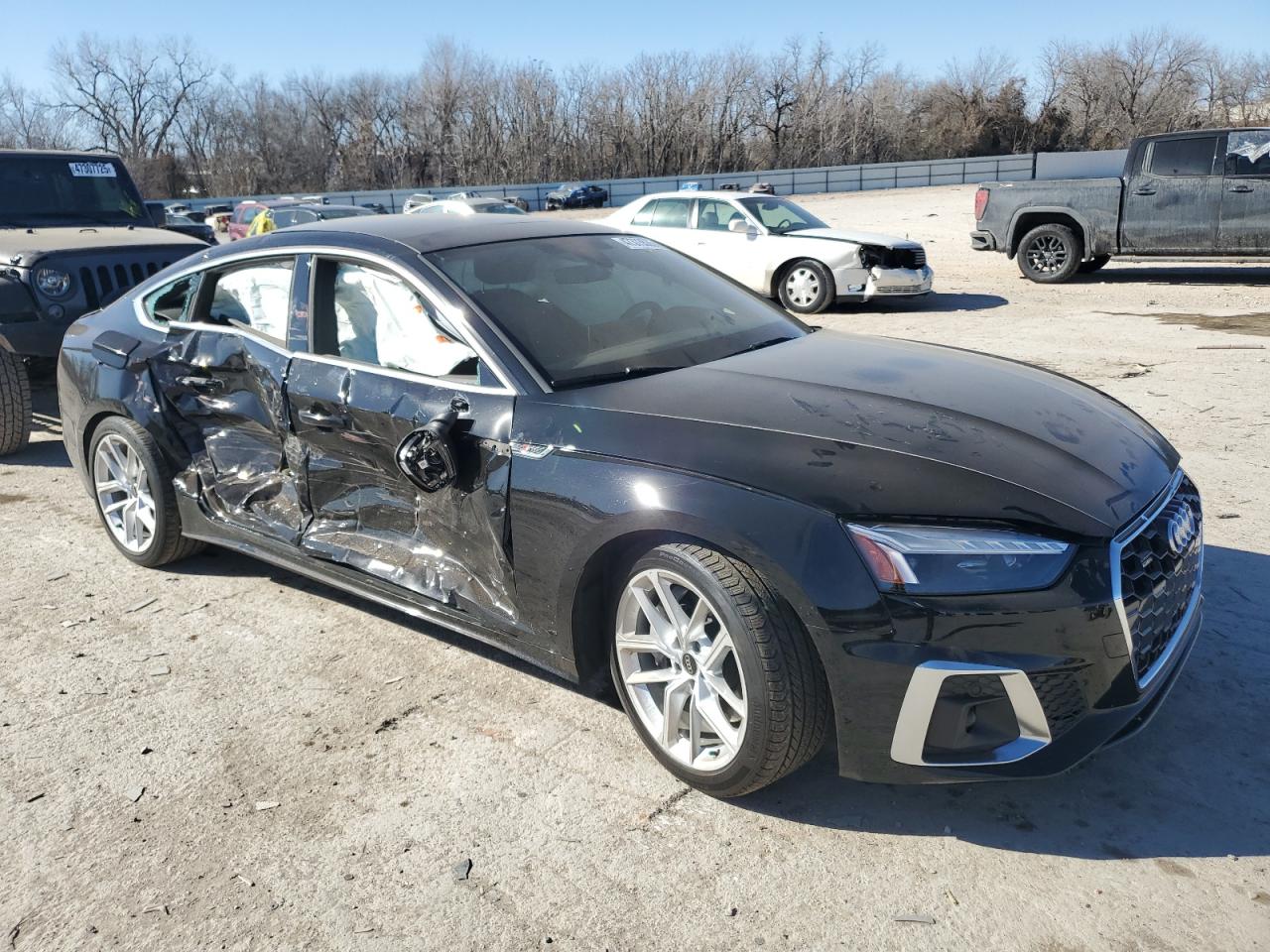 2024 Audi A5 VIN WAUFACF51RA019446 Copart auction photo, side / minor dent/scratches damage thumbnail 4