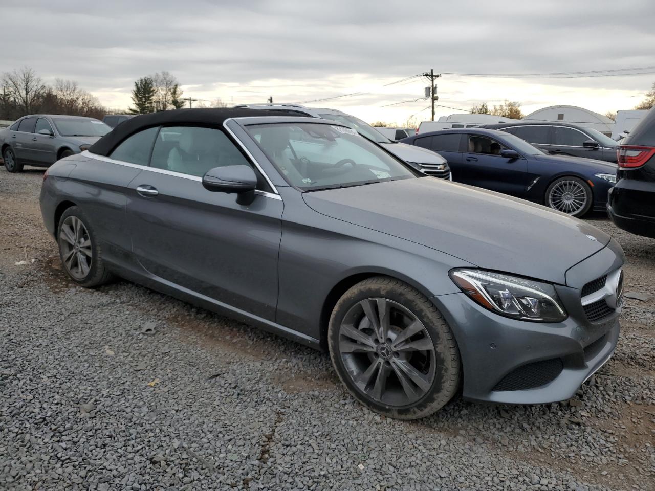 2017 Mercedes-Benz C-klasse VIN WDDWK4KB7HF520866 Copart auction photo, minor dent/scratches damage thumbnail 4