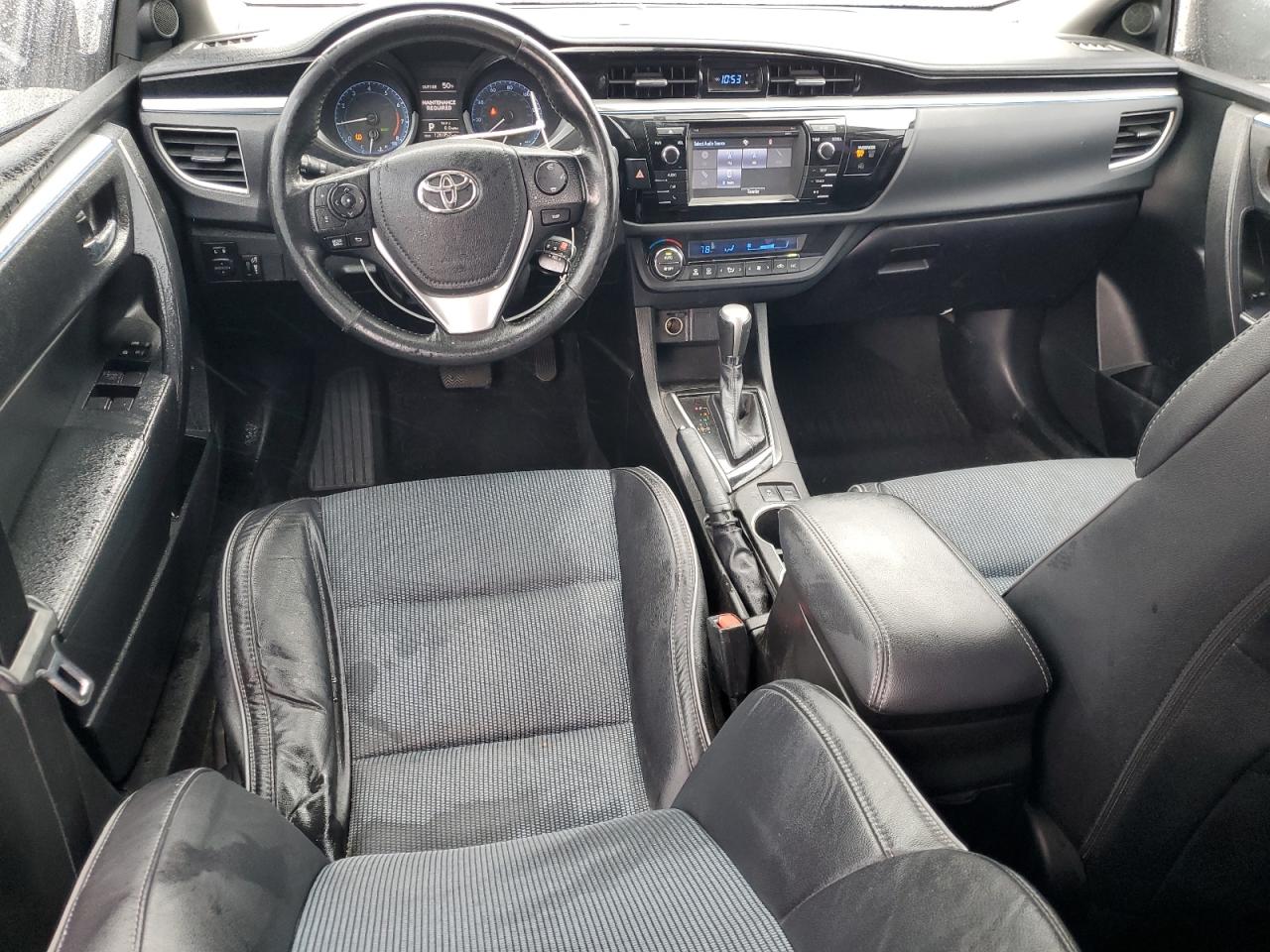 2016 Toyota Corolla VIN 5YFBURHE4GP471456 Copart auction photo, side / front end damage thumbnail 8