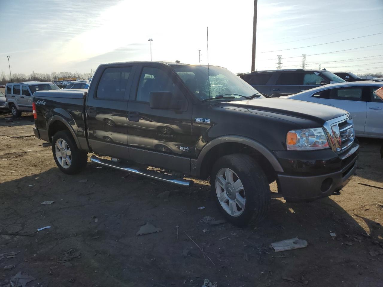 2008 Ford F-150 VIN 1FTPW14V38KC56156 Copart auction photo, minor dent/scratches damage thumbnail 4