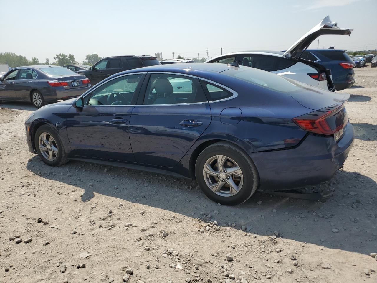 2021 Hyundai Sonata VIN 5NPEG4JA2MH074626 Copart auction photo, rear end / minor dent/scratches damage thumbnail 2