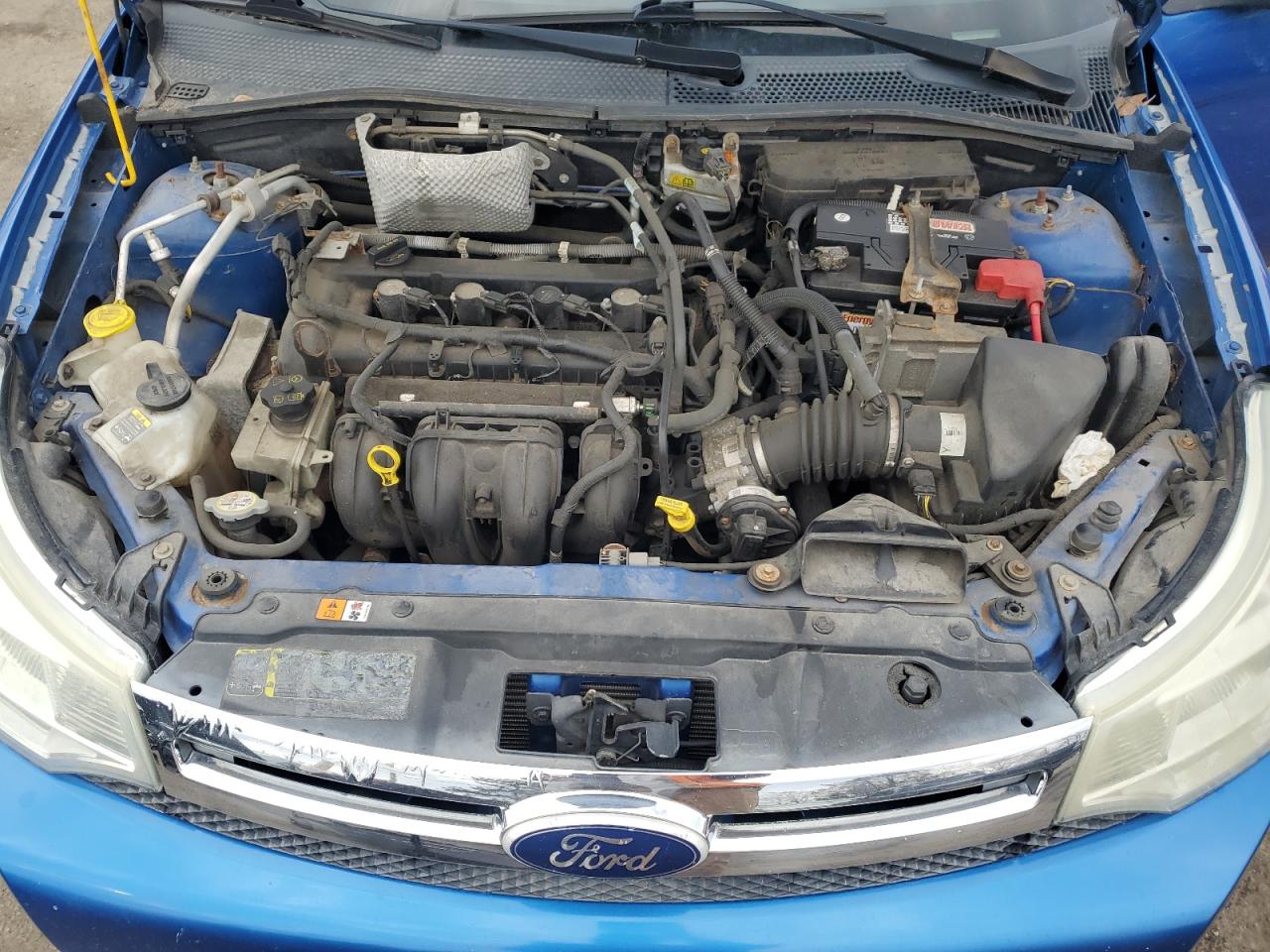 2010 Ford Focus VIN 1FAHP3FN7AW252951 Copart auction photo, rear end / side damage thumbnail 11