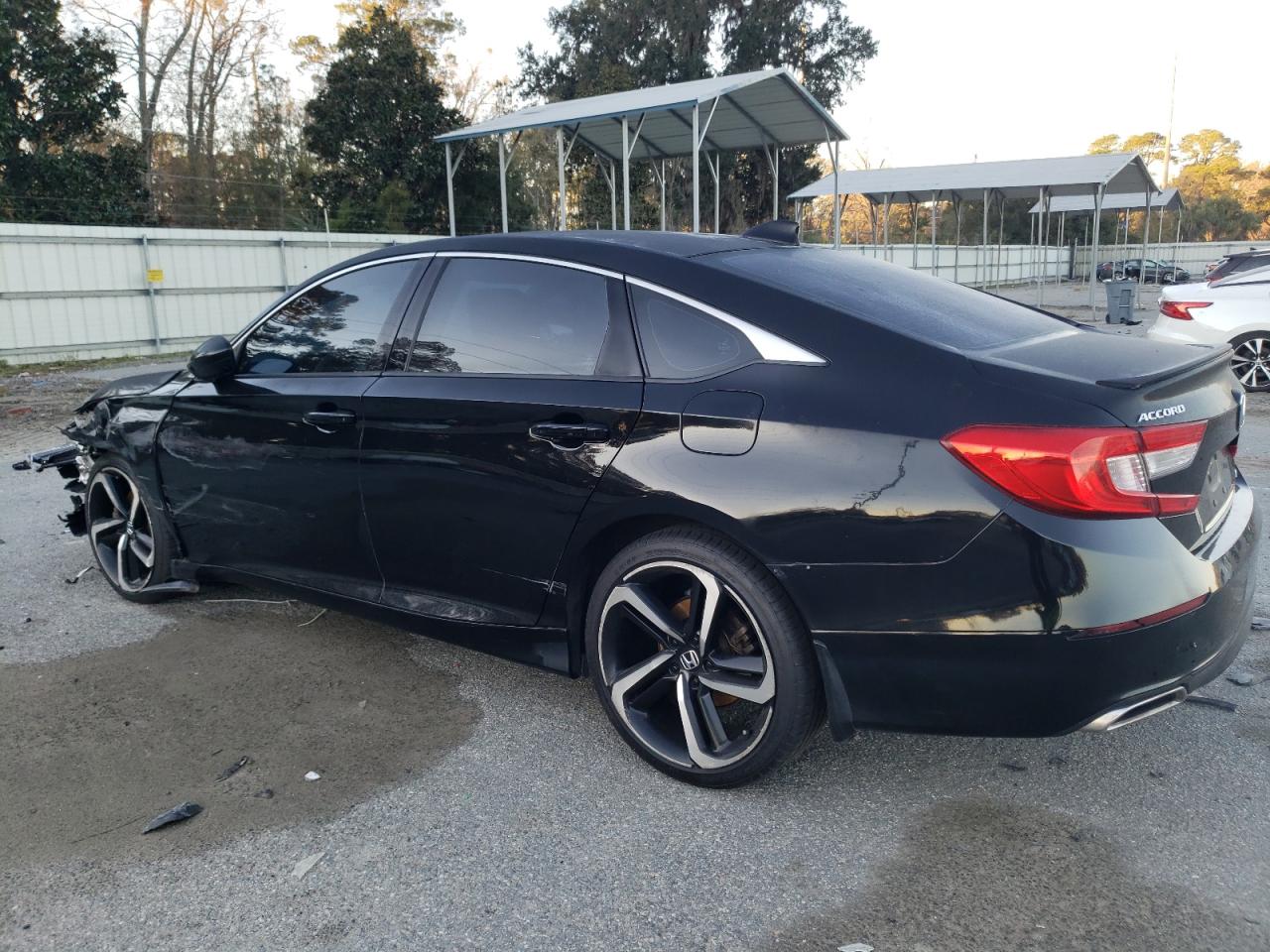 2018 Honda Accord VIN 1HGCV1F3XJA244595 Copart auction photo, front end damage thumbnail 2