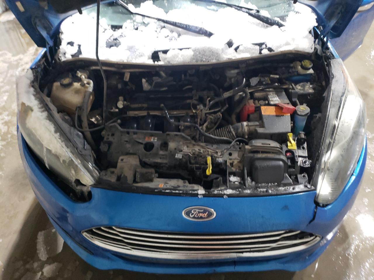 2016 Ford Fiesta VIN 3FADP4EJ2GM108056 Copart auction photo, front end / hail damage thumbnail 13