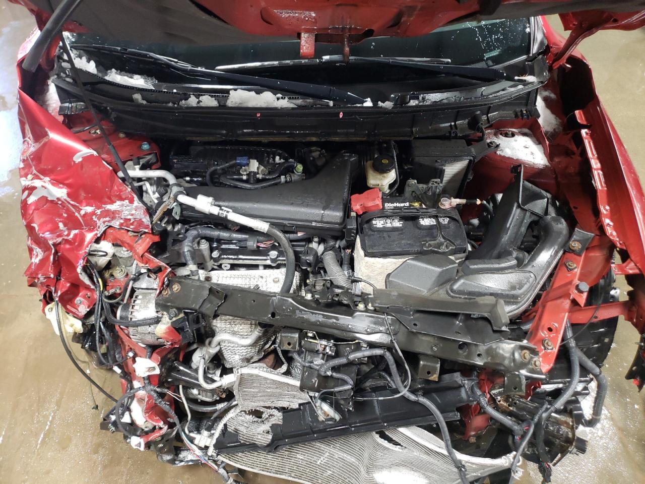 2016 Nissan Rogue VIN 5N1AT2MV9GC770781 Copart auction photo, front end / rear end damage thumbnail 11