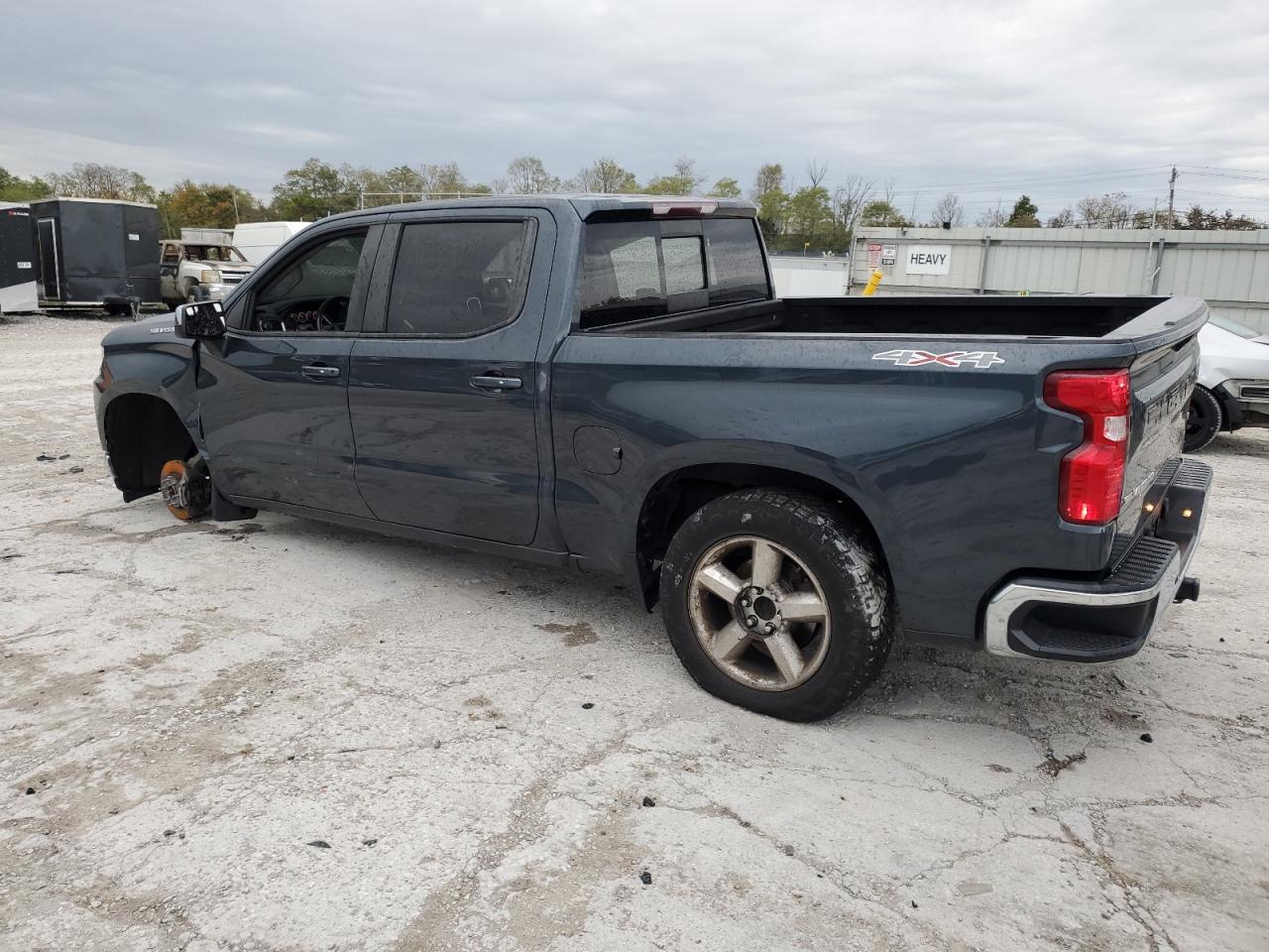 2019 Chevrolet Silverado VIN 1GCUYDED0KZ220198 Copart auction photo, stripped / undercarriage damage thumbnail 2