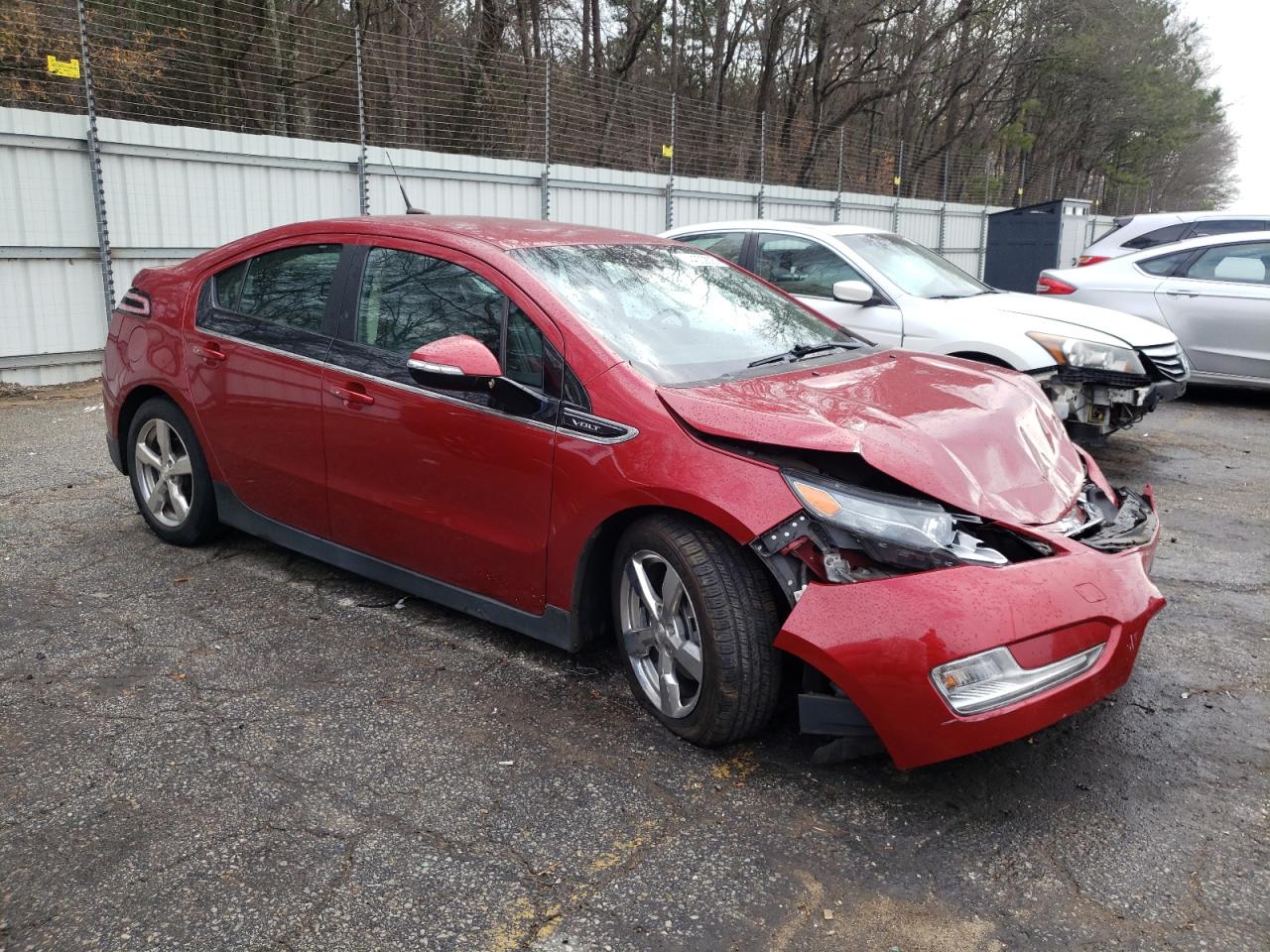 2013 Chevrolet Volt VIN 1G1RF6E43DU104090 Copart auction photo, front end damage thumbnail 4